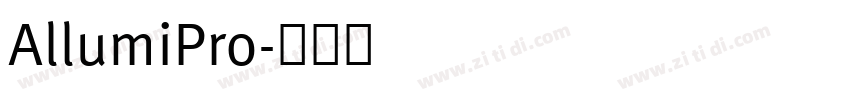 AllumiPro字体转换