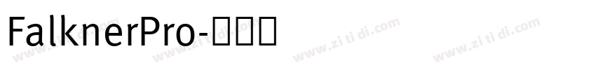 FalknerPro字体转换