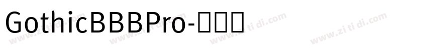 GothicBBBPro字体转换