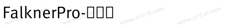 FalknerPro字体转换
