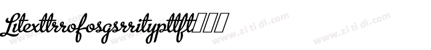 MetroScript字体转换