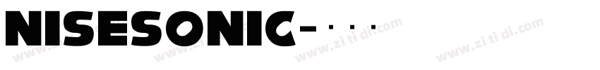 NiseSonic字体转换