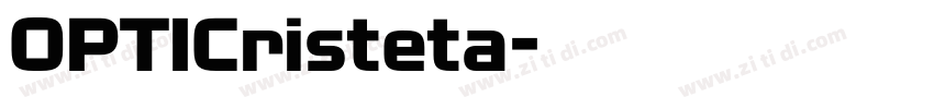 OPTICristeta字体转换