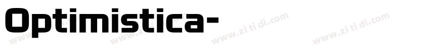 Optimistica字体转换