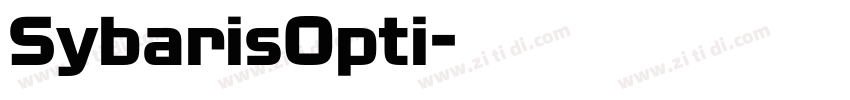 SybarisOpti字体转换