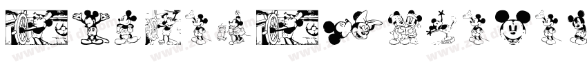 MickeyMousePERSONALU字体转换