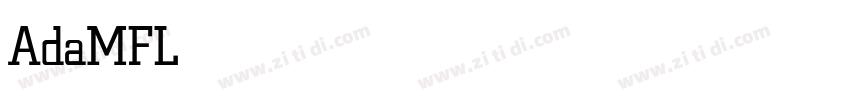 AdaMFLight字体转换