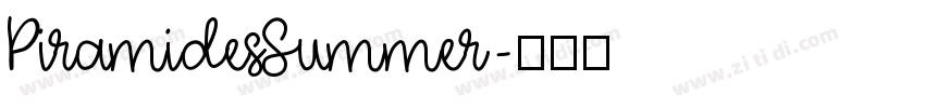 PiramidesSummer字体转换