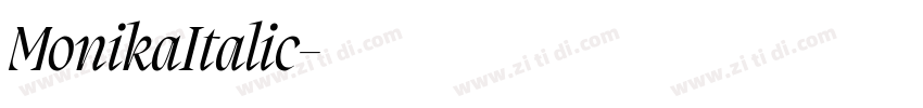 MonikaItalic字体转换 MonikaItalic字体转换