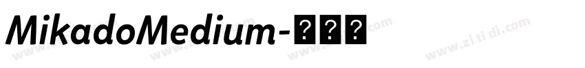 MikadoMedium字体转换