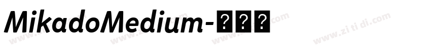 MikadoMedium字体转换