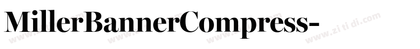 MillerBannerCompress字体转换