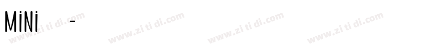 mini简圆字体转换
