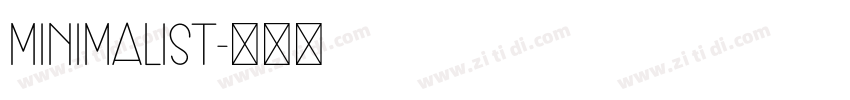 Minimalist字体转换