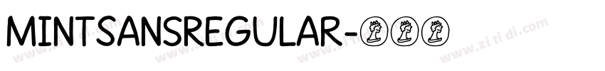 MintSansRegular字体转换