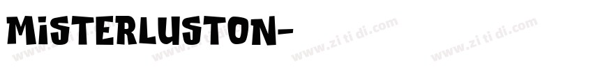 MisterLuston字体转换