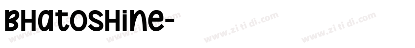 bhatoshine字体转换