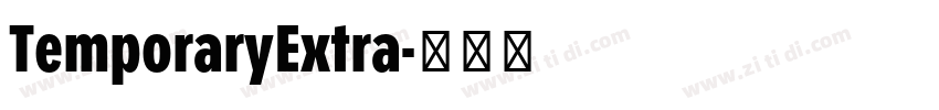TemporaryExtra字体转换