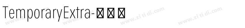 TemporaryExtra字体转换