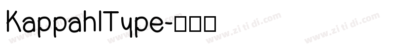 KappahlType字体转换