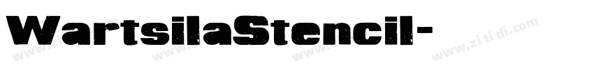 WartsilaStencil字体转换