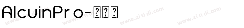 AlcuinPro字体转换