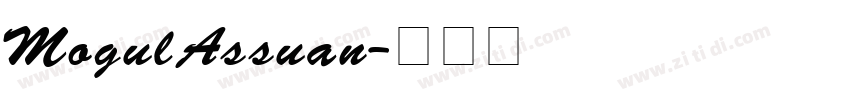 MogulAssuan字体转换