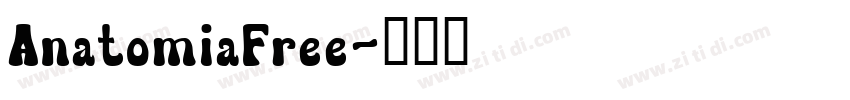 AnatomiaFree字体转换