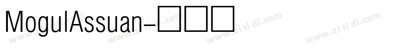 MogulAssuan字体转换