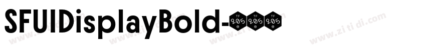 SFUIDisplayBold字体转换