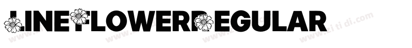 LineFlowerRegular字体转换 LineFlowerRegular字体转换