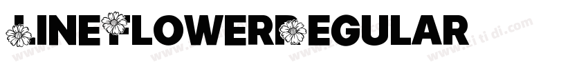 LineFlowerRegular字体转换 LineFlowerRegular字体转换