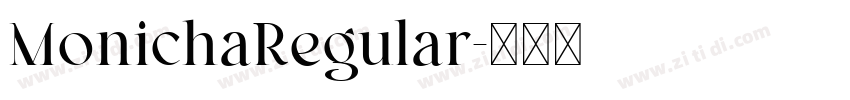 MonichaRegular字体转换