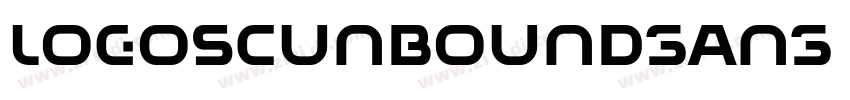 logoSCunboundsans字体转换