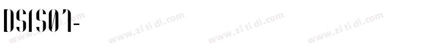 DSIS01字体转换