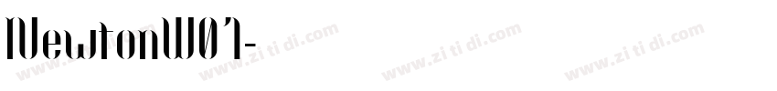 NewtonW01字体转换