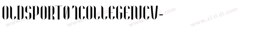 OLDSPORT01COLLEGENCV字体转换