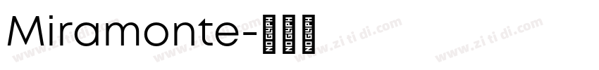 Miramonte字体转换