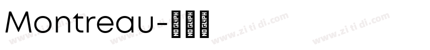 Montreau字体转换