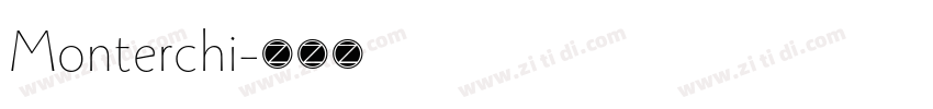 Monterchi字体转换