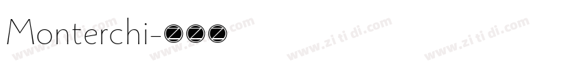 Monterchi字体转换
