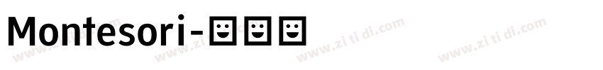 Montesori字体转换