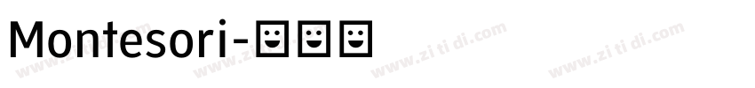 Montesori字体转换