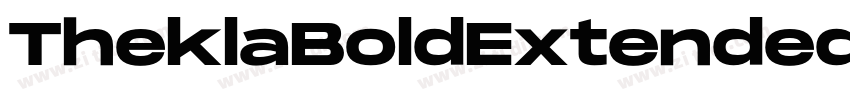 TheklaBoldExtended字体转换 TheklaBoldExtended字体转换