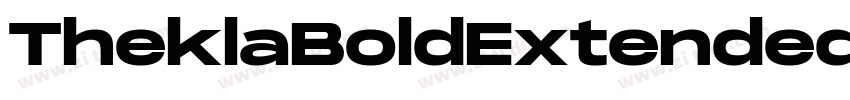 TheklaBoldExtended字体转换 TheklaBoldExtended字体转换