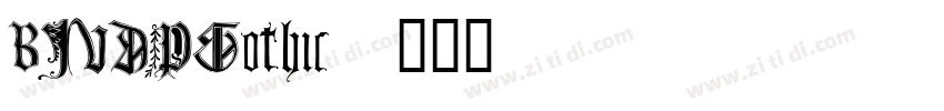 BIUDPGothic字体转换