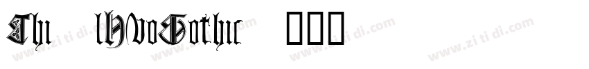 Chi1lHuoGothic字体转换