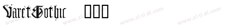 VaretGothic字体转换