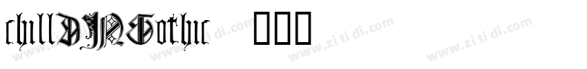 chillDINGothic字体转换