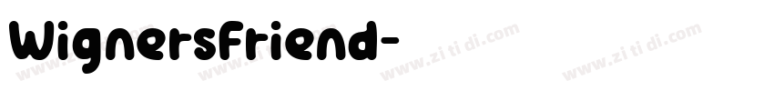 WignersFriend字体转换